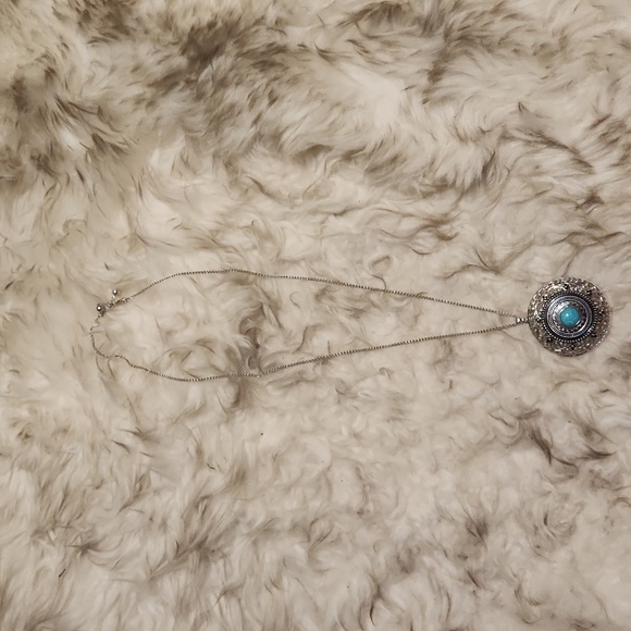 Sterling silver necklace 30" - Picture 2 of 4